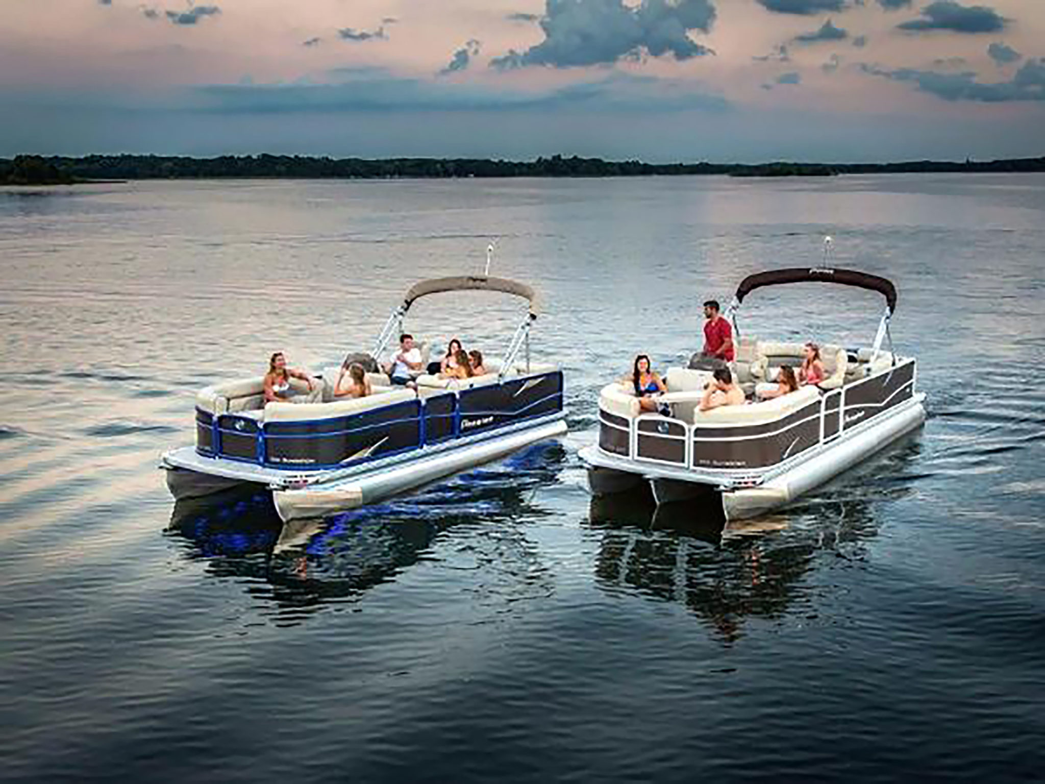Watch White Bear Lake Fireworks from a Boat - 4th of July Pontoon Rental. 
